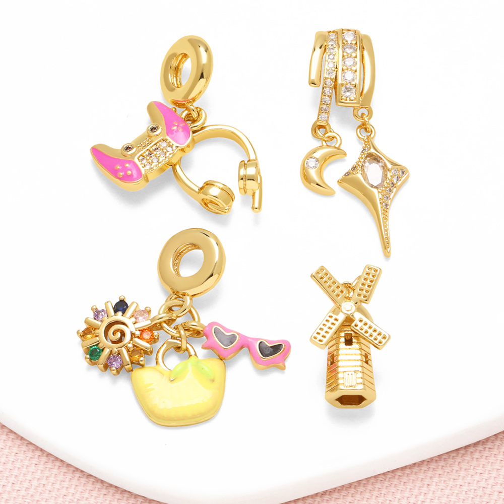 Jewelry Making Game - OCESRIO – lunettes en émail rose,