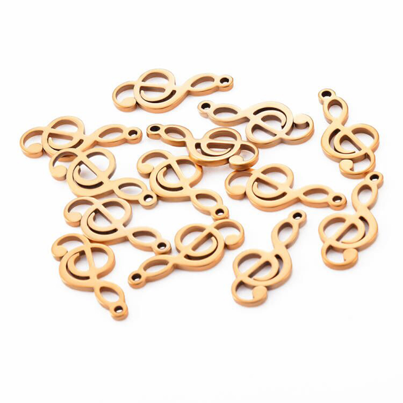 Jewelry Making Notes - Breloques pour Note musicale, 10 pièces,