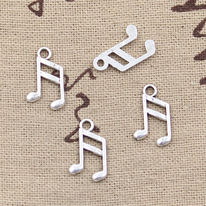 Jewelry Making Notes - 100 pièces breloques belle Note musicale