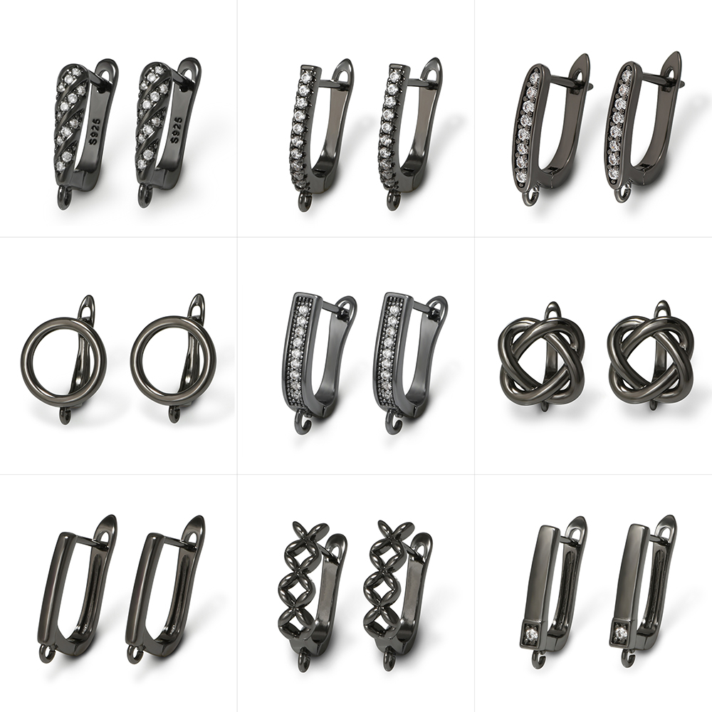 Jewelry Making Parts - YANASI 1 Paire de crochets d'oreilles