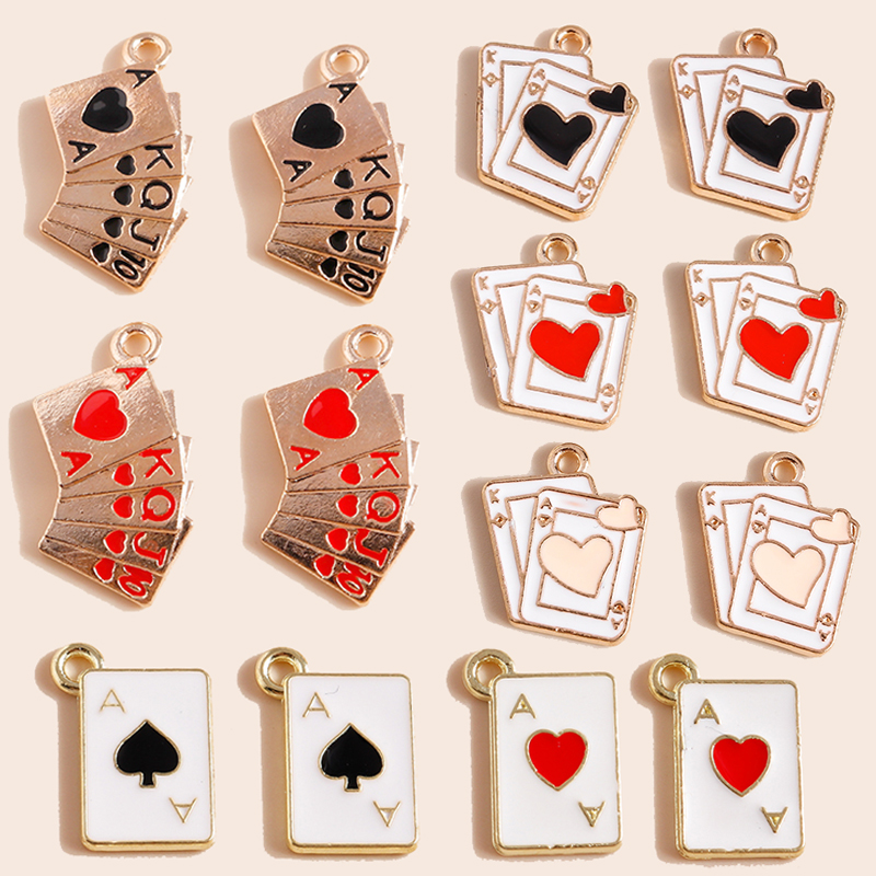 Jewelry Making Game - Breloques de jeu de Poker Ace