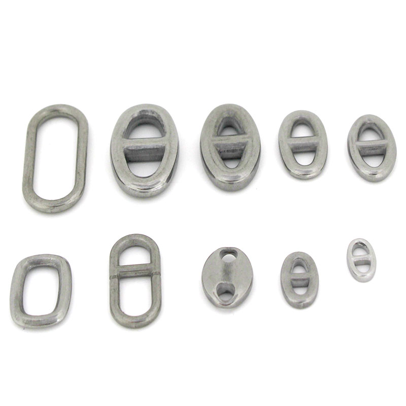 Jewelry Making Parts - Connecteur ovale à Double trou en
