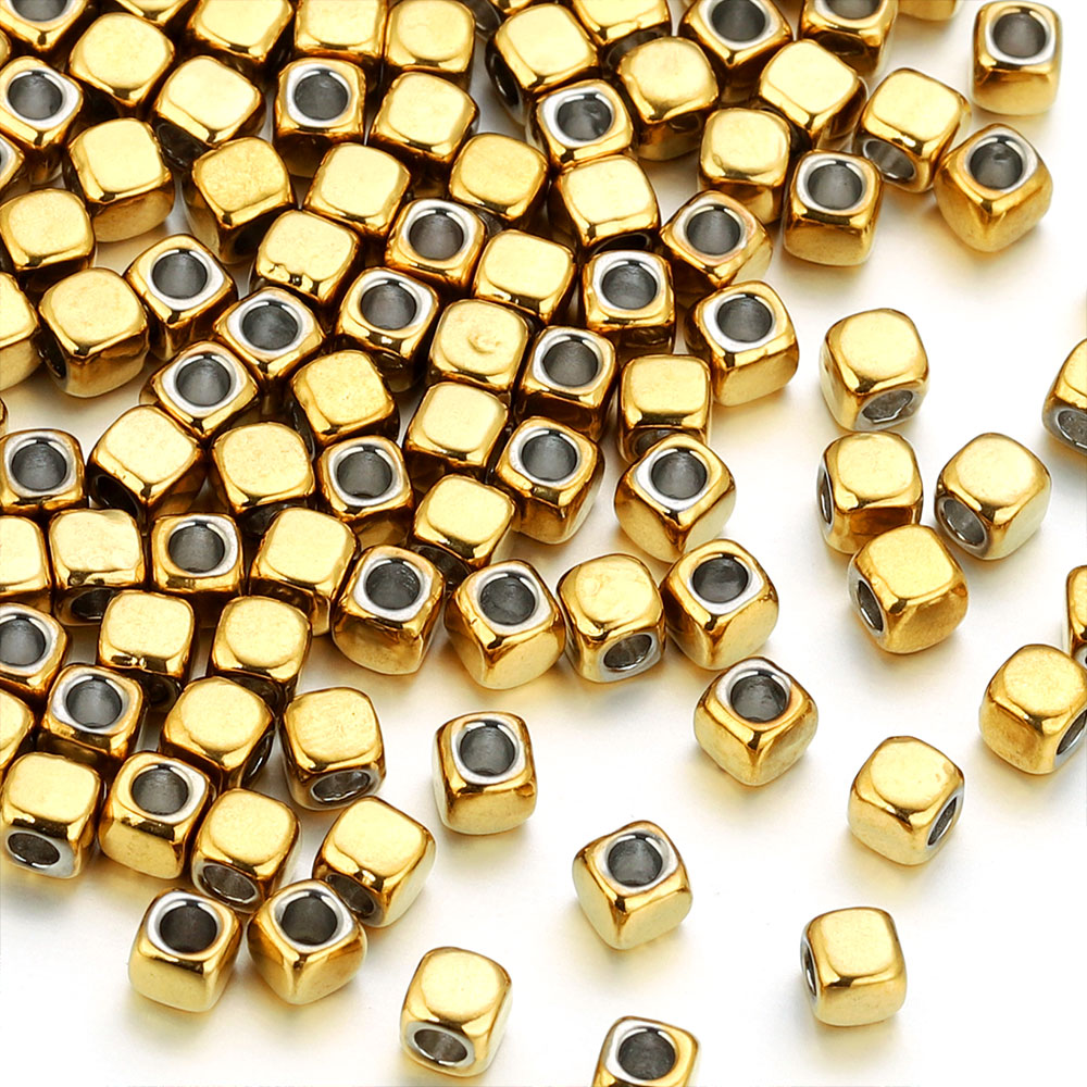 Perles d'espacement carrées en - Jewelry Making Supplies Wholesale avis et prix