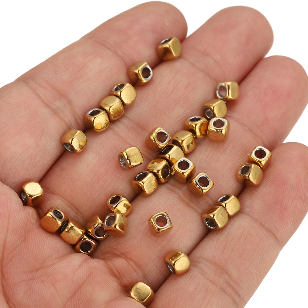 Perles d'espacement carrées en - Jewelry Making Supplies Wholesale avis et prix