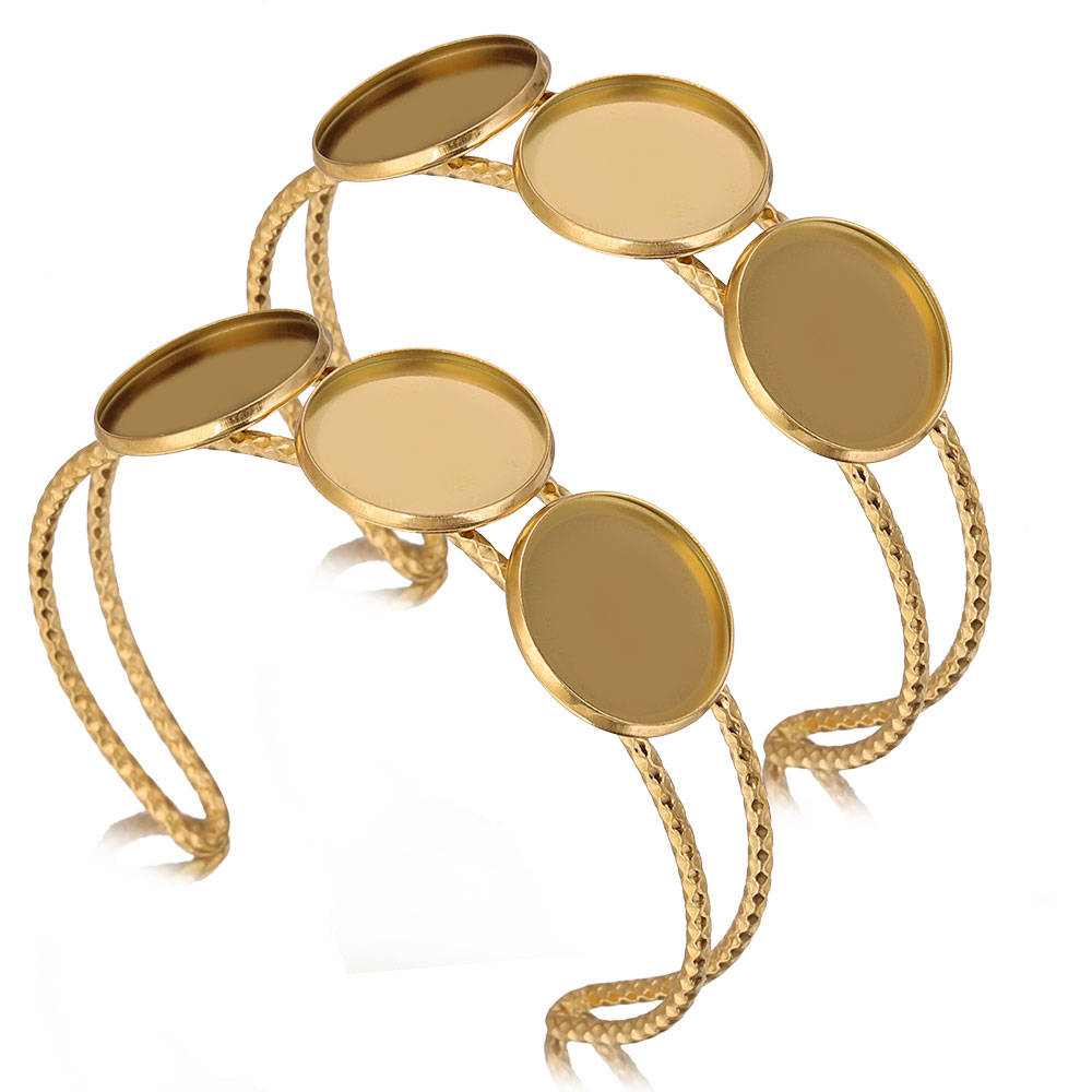 Bracelet ouvert en acier inoxy - Jewelry Making Supplies Wholesale avis et prix