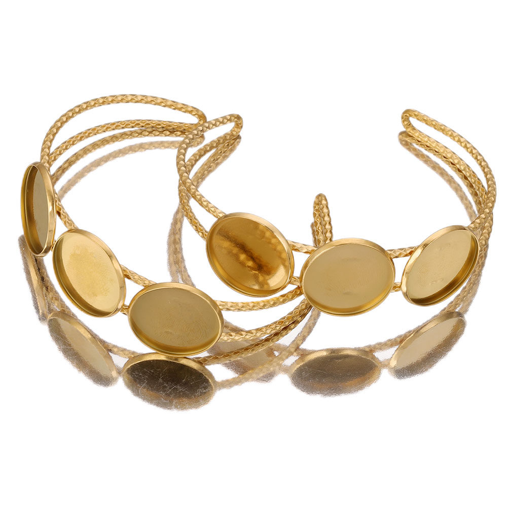 Bracelet ouvert en acier inoxy - Jewelry Making Supplies Wholesale avis et prix