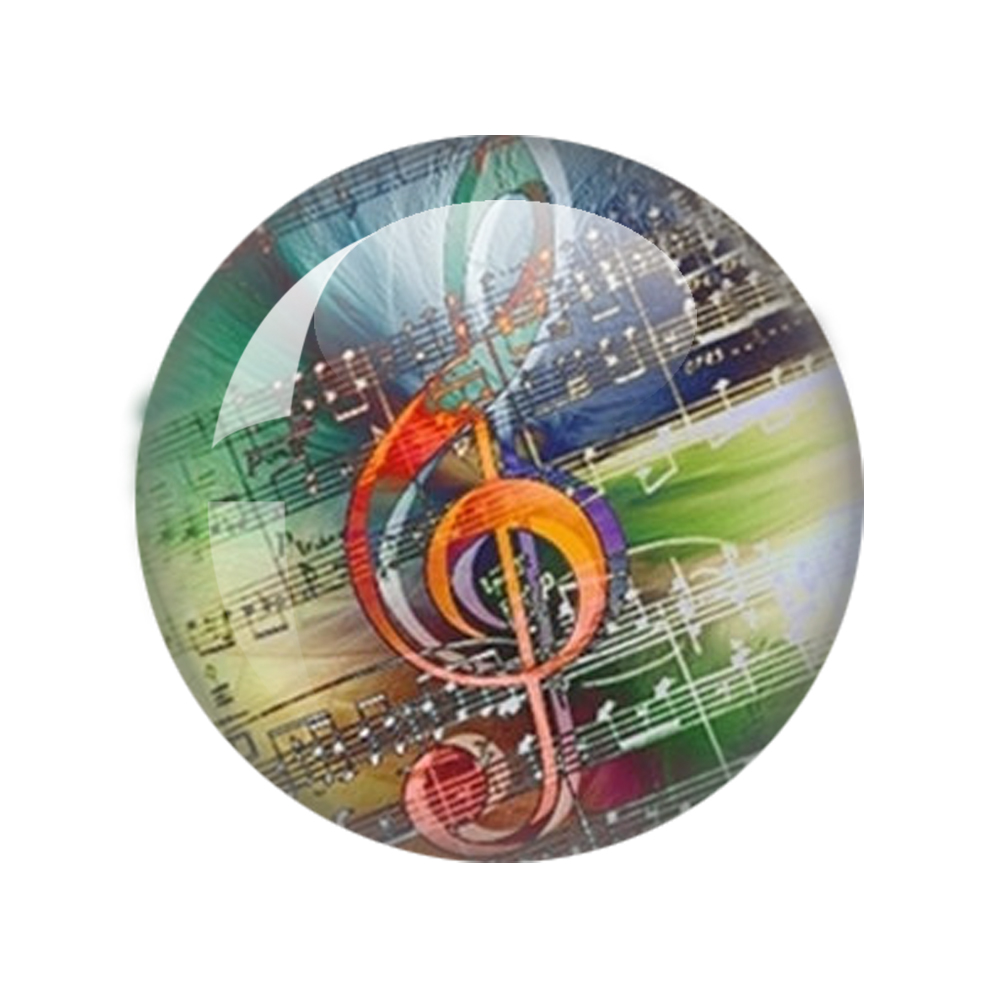Cabochon Photo rond en verre,  - Jewelry Making Notes avis et prix