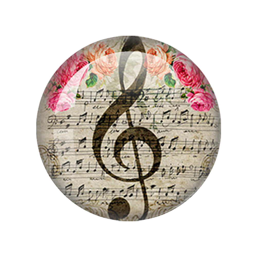Cabochon Photo rond en verre,  - Jewelry Making Notes avis et prix