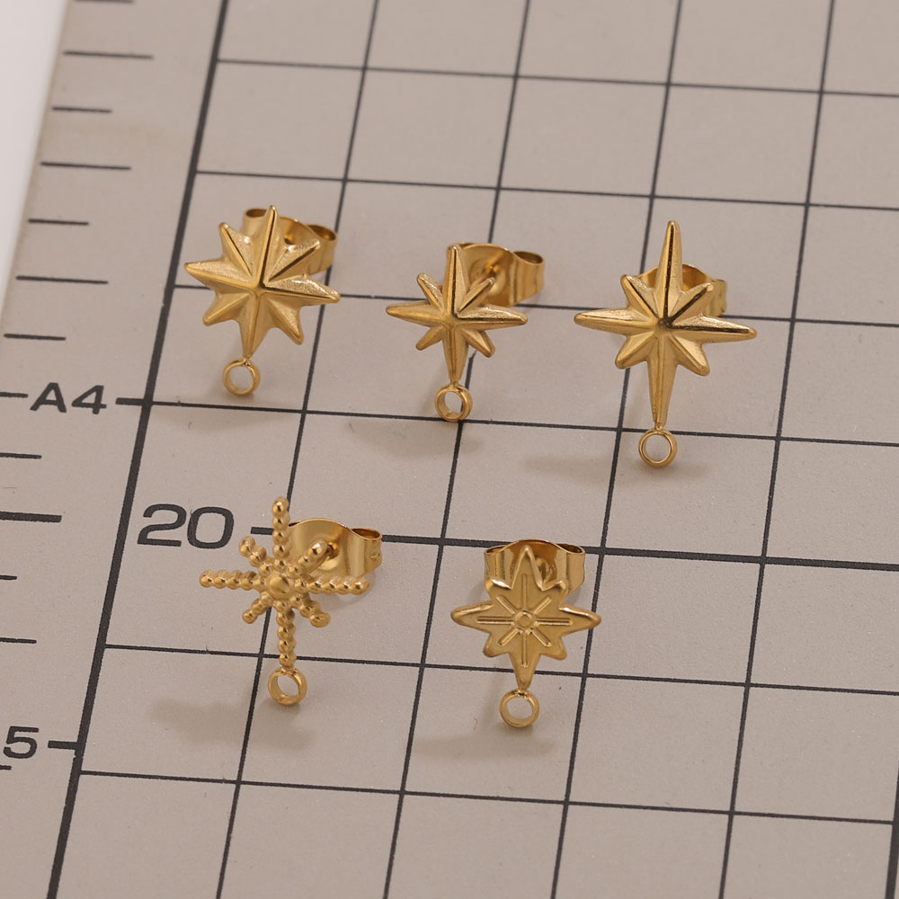 6 pièces Clous d'oreilles étoi - Jewelry Making Tools List avis et prix