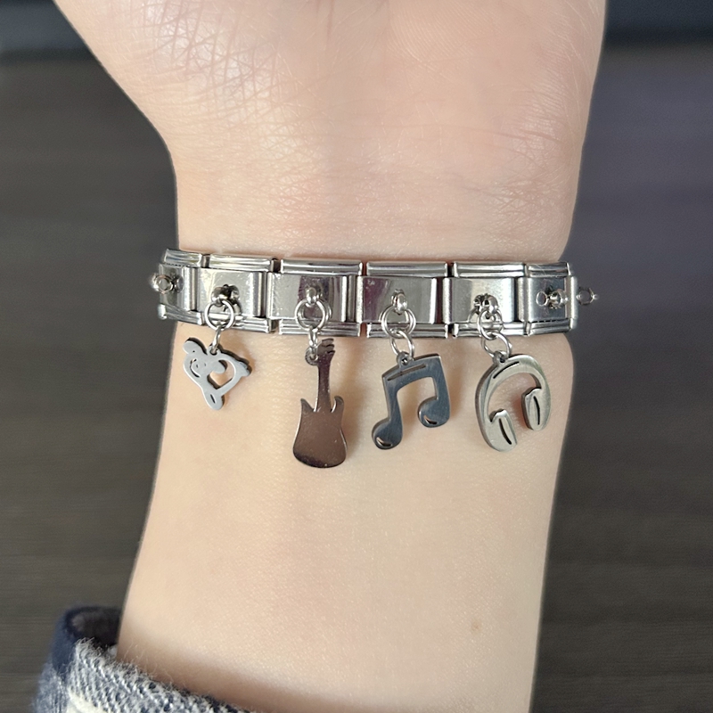 Mode Rock musique coeur Note E - Jewelry Making Notes avis et prix