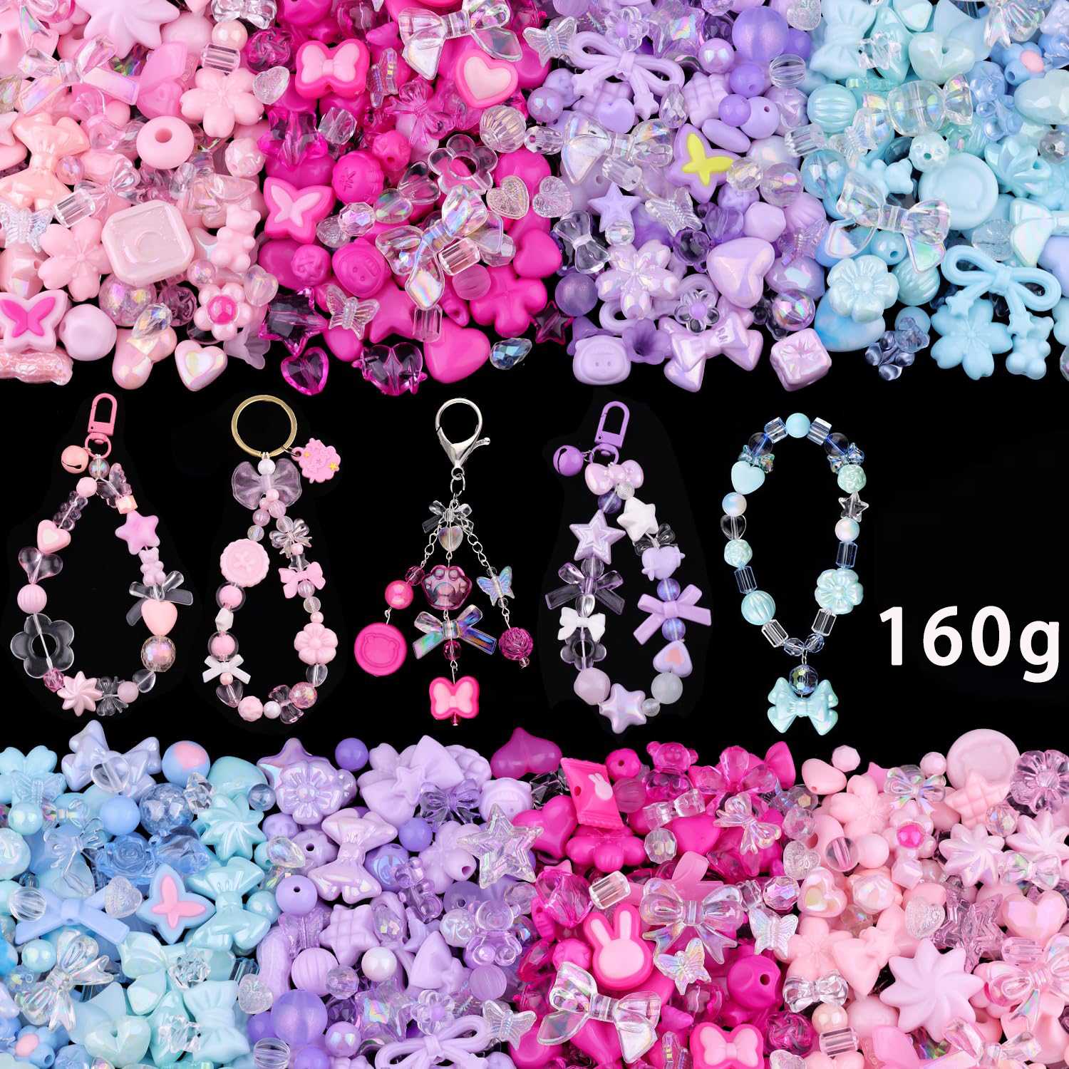 Perles acryliques couleur bonb - Jewelry Making Game avis et prix