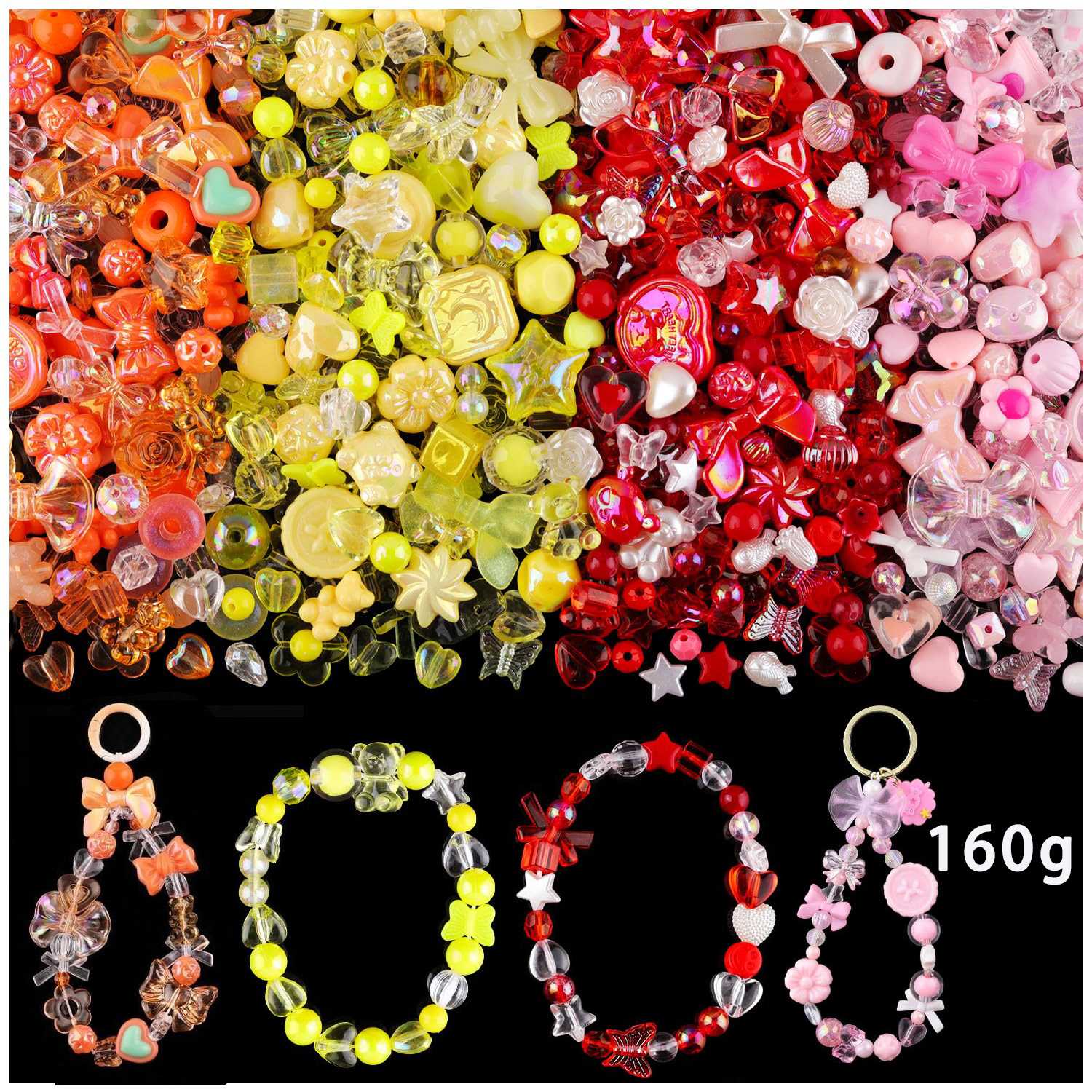 Perles acryliques couleur bonb - Jewelry Making Game avis et prix