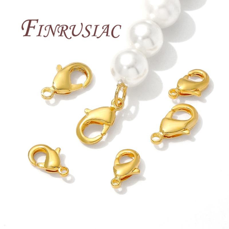 Fermoirs à homard plaqués or 1 - Jewelry Making Parts avis et prix