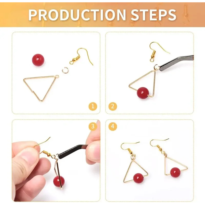 100/500 pièces bricolage boucl - Jewelry Making Material avis et prix