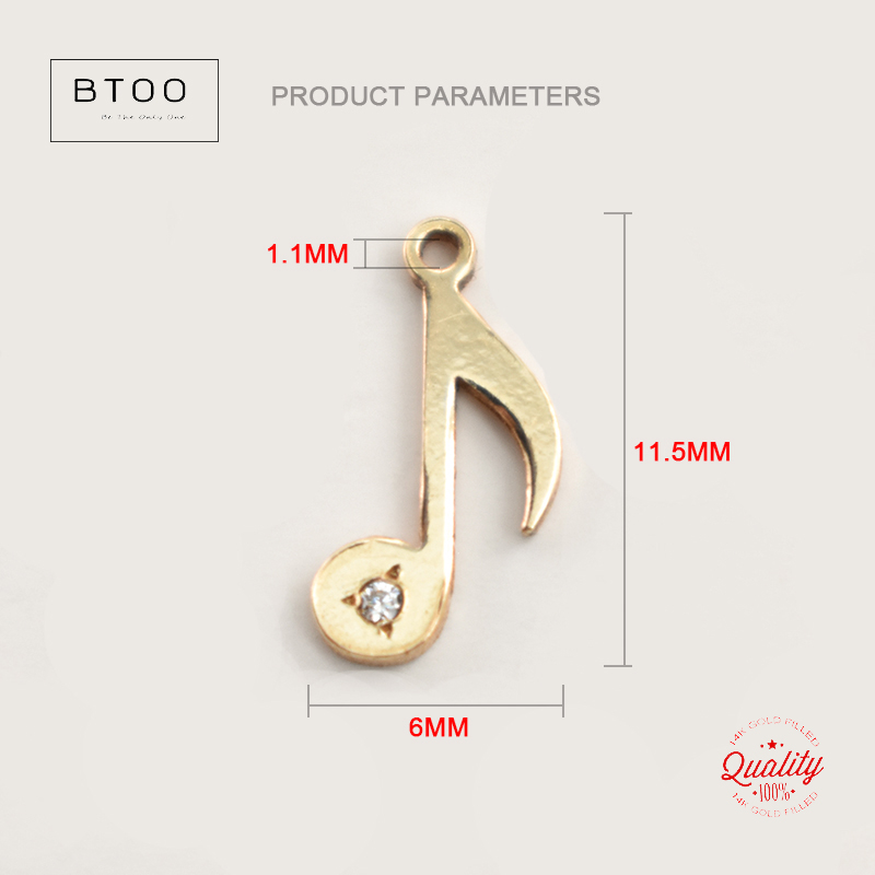 Breloque en forme de note de m - Jewelry Making Notes avis et prix