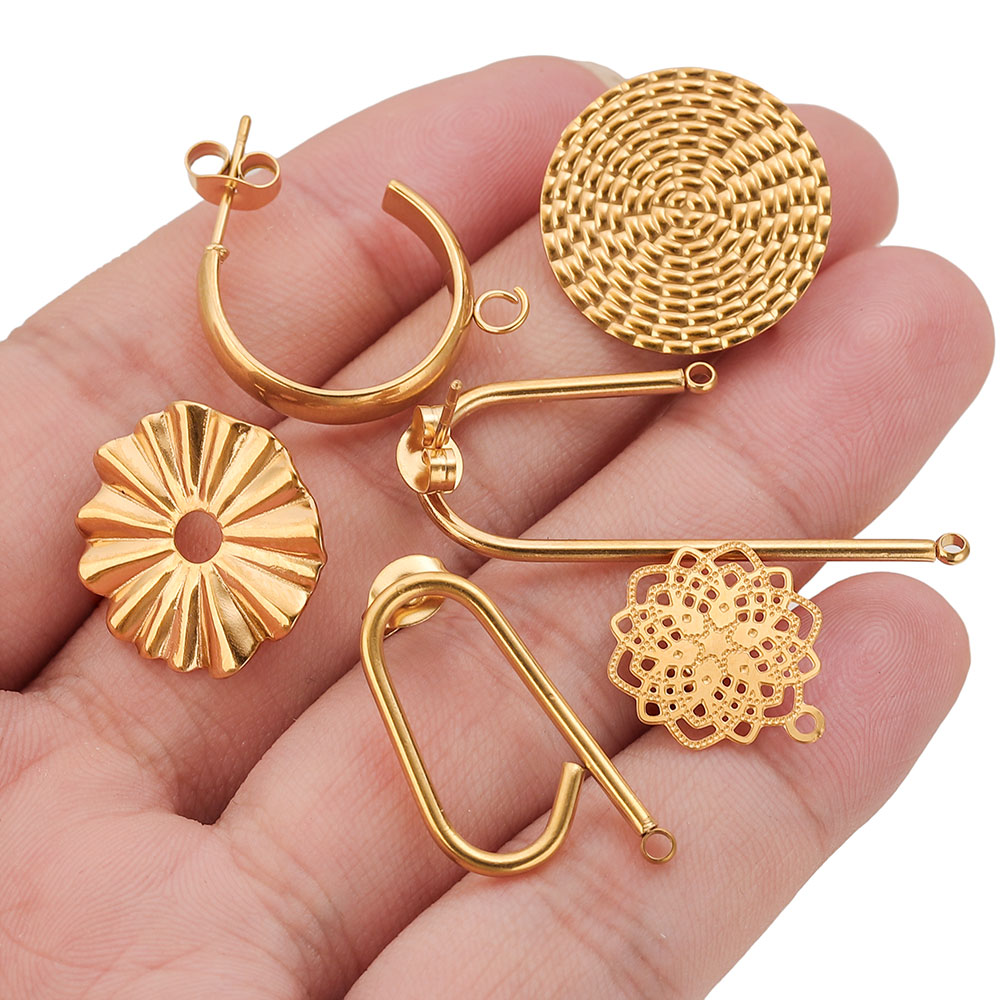Boucles d'oreilles en acier in - Jewelry Making Supplies Wholesale avis et prix