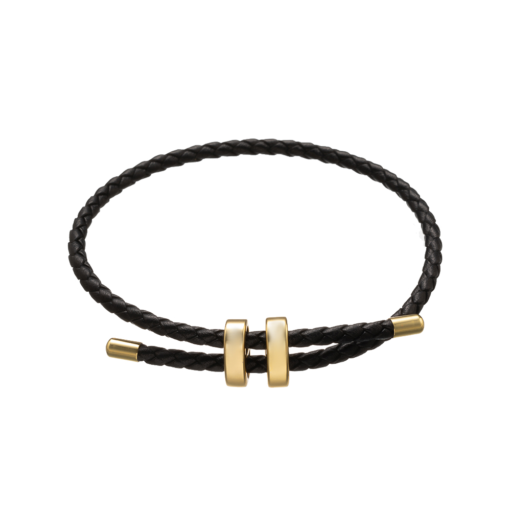 Bracelet en cuir tressé réglab - Jewelry Making For Couples avis et prix