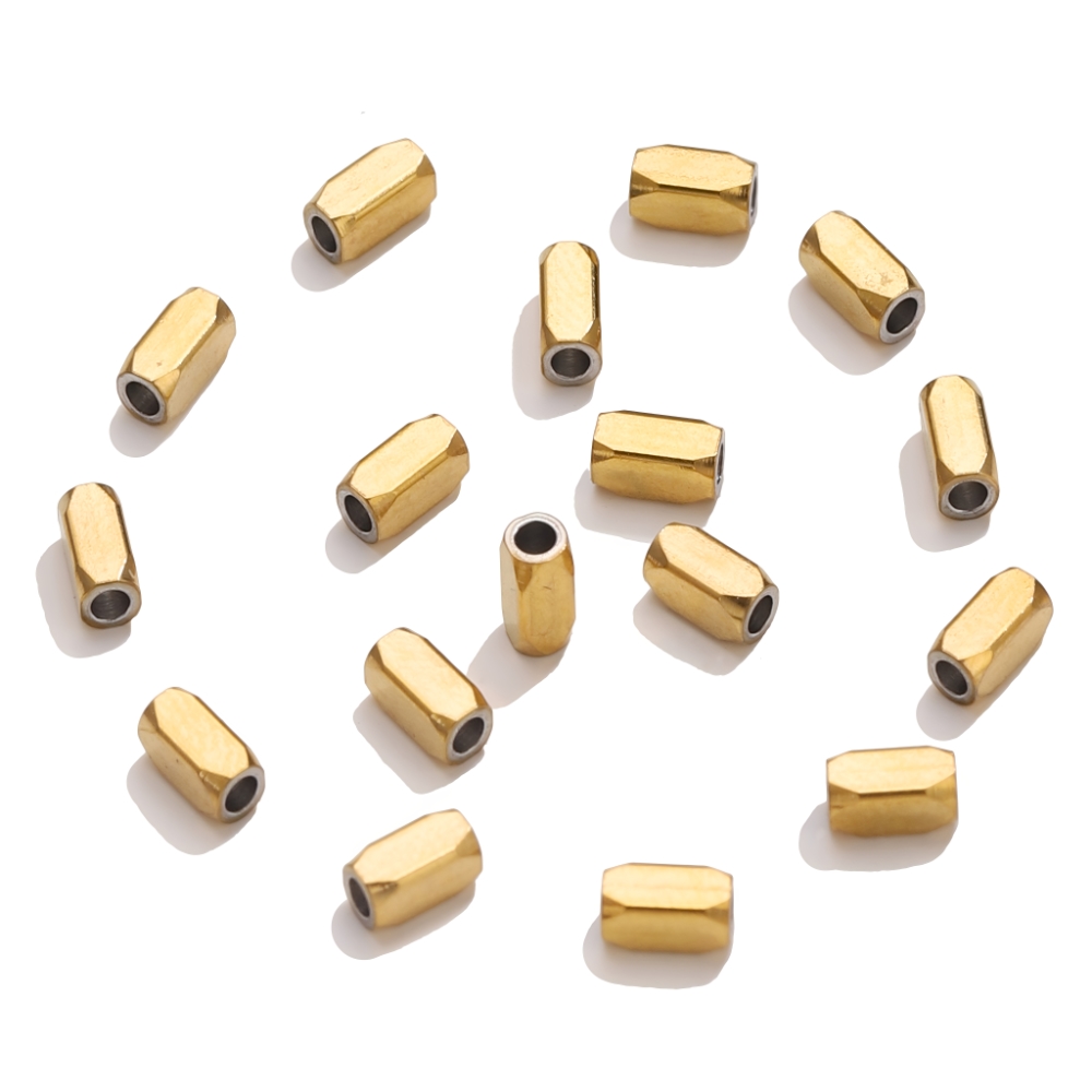 Perles d'espacement hexagonale - Jewelry Making Supplies Wholesale avis et prix