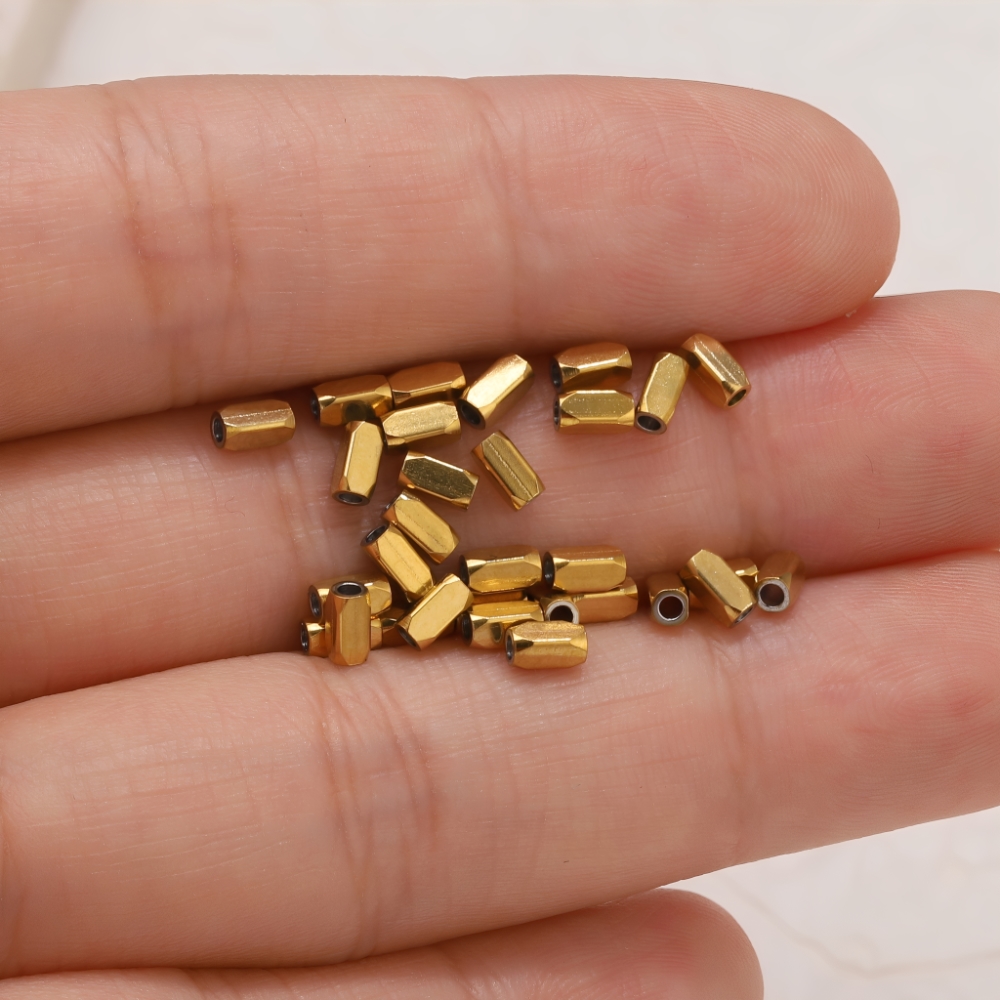 Perles d'espacement hexagonale - Jewelry Making Supplies Wholesale avis et prix