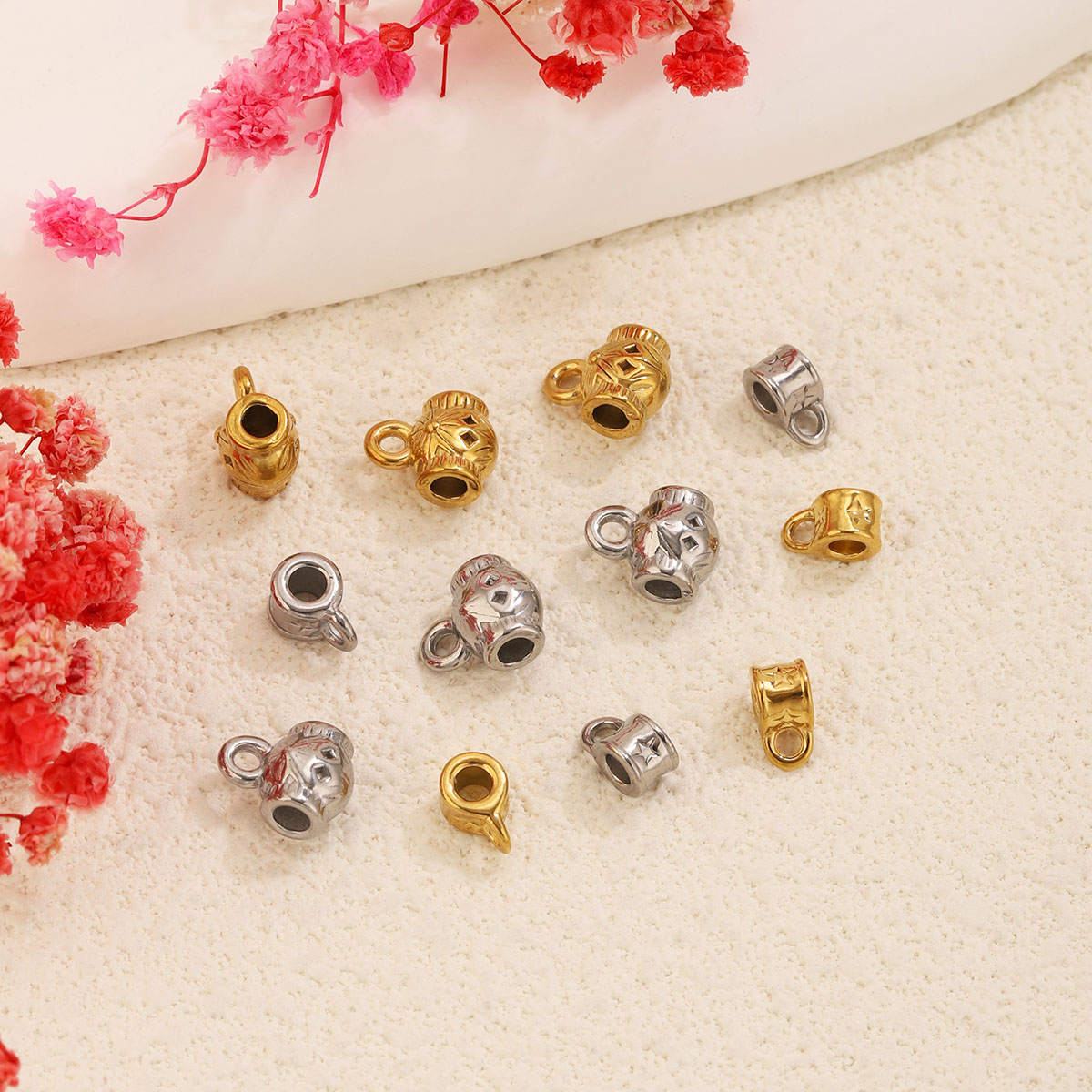 5 pièces, perles en acier inox - Jewelry Making Supplies Wholesale avis et prix
