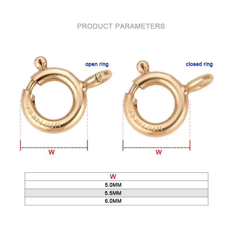 Fermoirs à ressort en or rempl - Jewelry Making Supplies Wholesale avis et prix